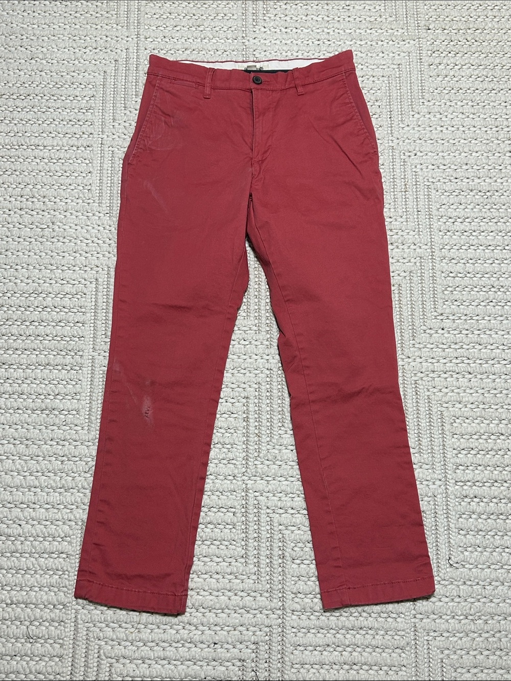 Goodthreads Men's Brick Red Chino Pants